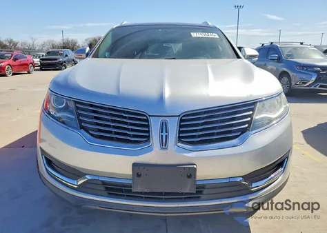2017 Lincoln Mkx Reserve z USA, uszkodzony, nr VIN 2LMPJ6LP0HBL47443
